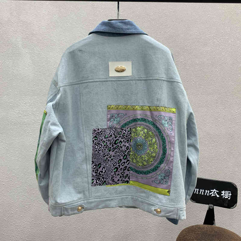 Women's Jackets Runway female designer denim vintage spring jacket impression shreds streetwear harajuku contrasting top autumn jeans E6WY, 1# shoe box
Women's Jackets Runway female designer denim vintage spring jacket impression shreds streetwear harajuku contrasting top autumn jeans E6WY, 1# shoe box
