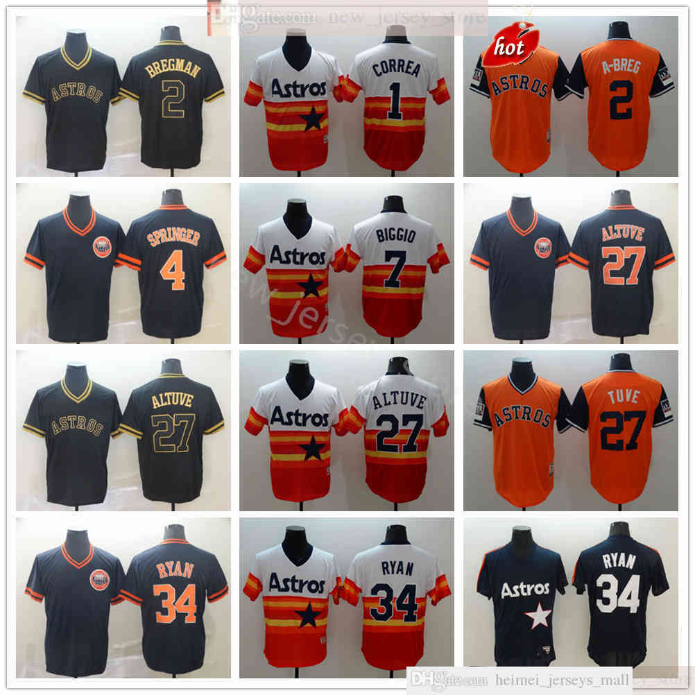 2019th Baseball 27 Jose Altuve Jerseys Stitched 2 Alex Bregman 34 Nolan Ryan 4 George Springer 1 Carlos Correa Craig Biggio Pullover Jersey, Blue;black
2019th Baseball 27 Jose Altuve Jerseys Stitched 2 Alex Bregman 34 Nolan Ryan 4 George Springer 1 Carlos Correa Craig Biggio Pullover Jersey, Blue;black
