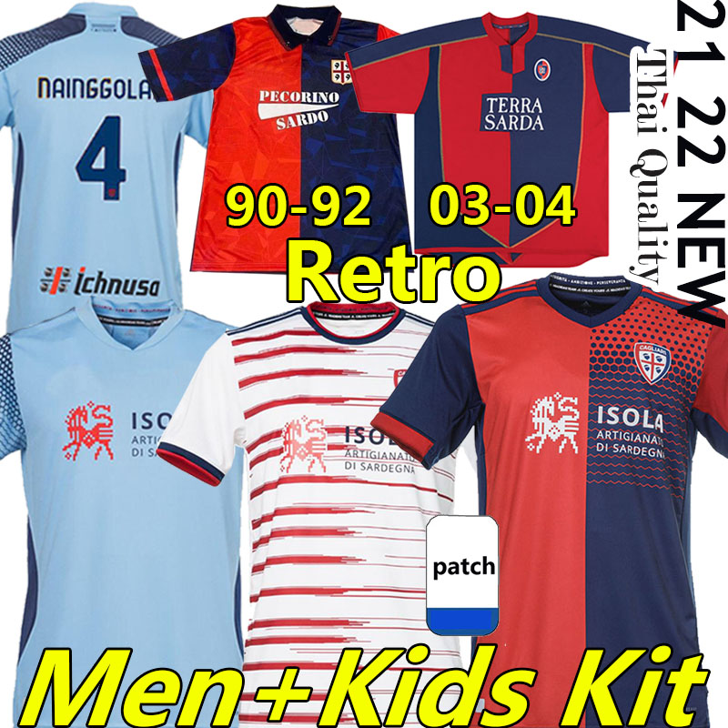 21/22 Cagliari Calcio Soccer Jerseys 2021 JOAO PEDRO NAINGGOLAN PAVOLETTI NANDEZ Godin Retro football jersey 2003 04 2005 Zola #10 Gobbi 1990 91 1992 men kids kit shirt, 21-22 home
21/22 Cagliari Calcio Soccer Jerseys 2021 JOAO PEDRO NAINGGOLAN PAVOLETTI NANDEZ Godin Retro football jersey 2003 04 2005 Zola #10 Gobbi 1990 91 1992 men kids kit shirt, 21-22 home