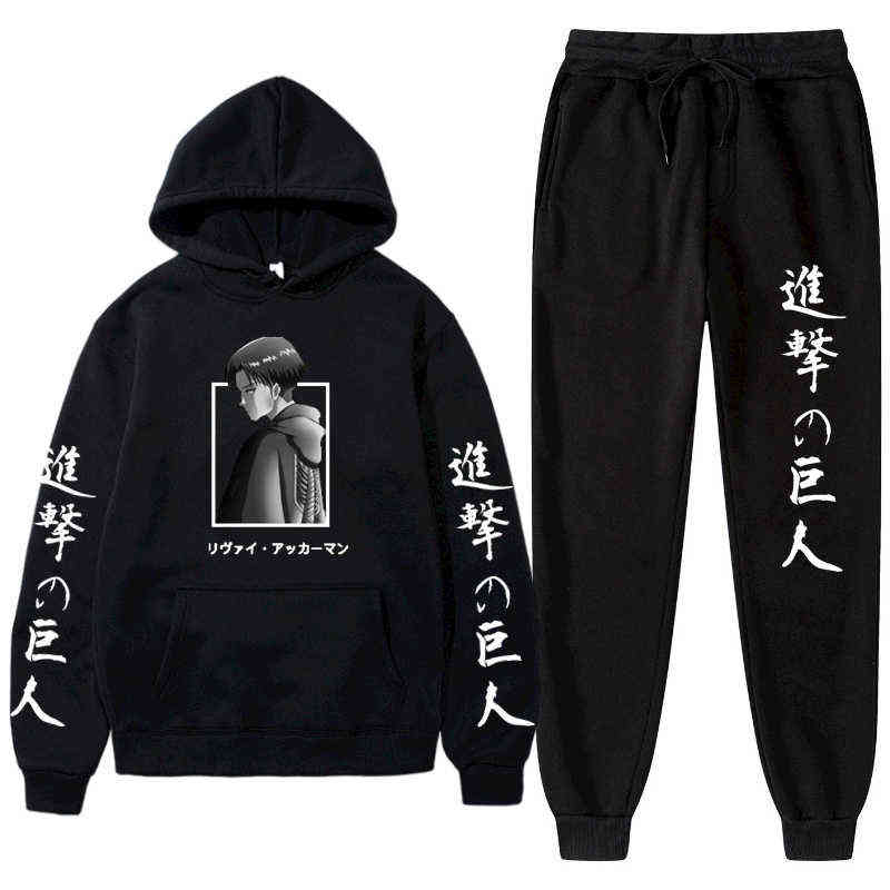 Attack on Titan Print 2 Piece Set Warm Tracksuit Japan Anime Harajuku Hoodies Sportswear+Pants Winter Fleece Complete Track Suit G1202, White 2
Attack on Titan Print 2 Piece Set Warm Tracksuit Japan Anime Harajuku Hoodies Sportswear+Pants Winter Fleece Complete Track Suit G1202, White 2