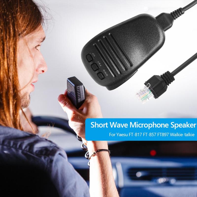 Walkie Talkie Short Wave Microphone Speaker Solid MH-31A8J Mic For Yaesu FT-817 FT-857 FT897 Radio
Walkie Talkie Short Wave Microphone Speaker Solid MH-31A8J Mic For Yaesu FT-817 FT-857 FT897 Radio