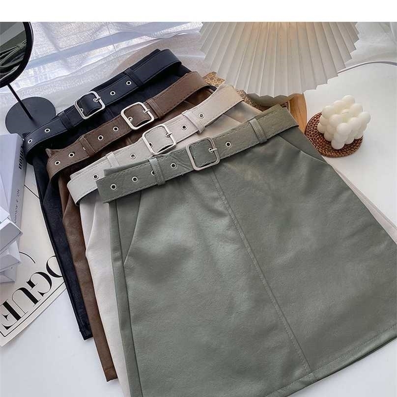 Autumn And Winter Solid Color High Waist Thin Pu Leather Skirt A-line Short Boot 211109, Green
Autumn And Winter Solid Color High Waist Thin Pu Leather Skirt A-line Short Boot 211109, Green