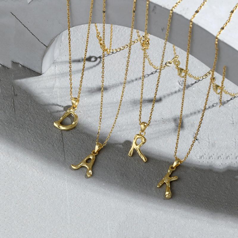 Chains A-z 26 English Initial Letter Necklace For Women Metal Bohemia Style Irregular Aphabet Gold Plated Clavicle Chain
Chains A-z 26 English Initial Letter Necklace For Women Metal Bohemia Style Irregular Aphabet Gold Plated Clavicle Chain