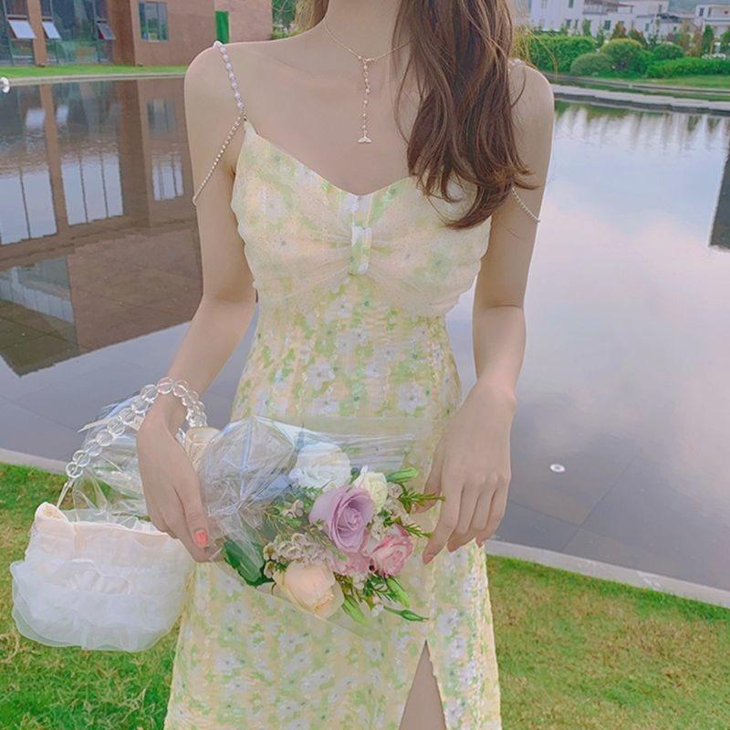 Casual Dresses Sexy Elegant Floral Strap Dress Women Yellow Print Evening Party Midi Ladies Vacation Beach Boho Split Summer 2021, As picture
Casual Dresses Sexy Elegant Floral Strap Dress Women Yellow Print Evening Party Midi Ladies Vacation Beach Boho Split Summer 2021, As picture