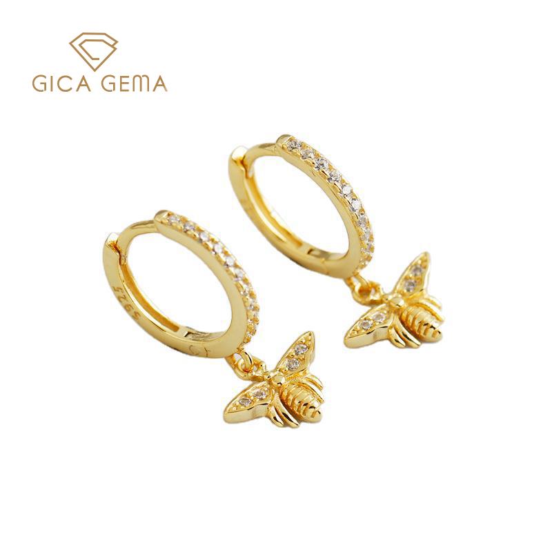 Dangle & Chandelier GICA GEMA Bee Drop Earrings For Women Real 925 Sterling Silver Simple Insect Anniversary Engagement Fine Jewelry 2021 Tr
Dangle & Chandelier GICA GEMA Bee Drop Earrings For Women Real 925 Sterling Silver Simple Insect Anniversary Engagement Fine Jewelry 2021 Tr