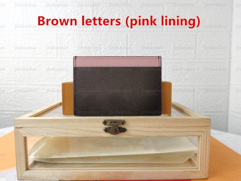 Luxurys Designers Card holder Wallets Key Genuine Leather 5A quality Holders Fashion handbag Men Women's COIN free Black Lambskin MINI Purse Pocket Interior Slot, Mon0gram brown
Luxurys Designers Card holder Wallets Key Genuine Leather 5A quality Holders Fashion handbag Men Women's COIN free Black Lambskin MINI Purse Pocket Interior Slot, Mon0gram brown