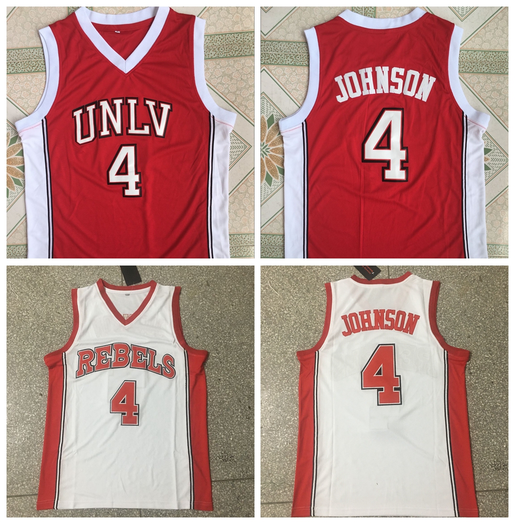 Vintage UNLV 4 Larry Johnson Nevada College Basketball Jerseys Mens Home Red White Stitched Shirts S-XXL
Vintage UNLV 4 Larry Johnson Nevada College Basketball Jerseys Mens Home Red White Stitched Shirts S-XXL