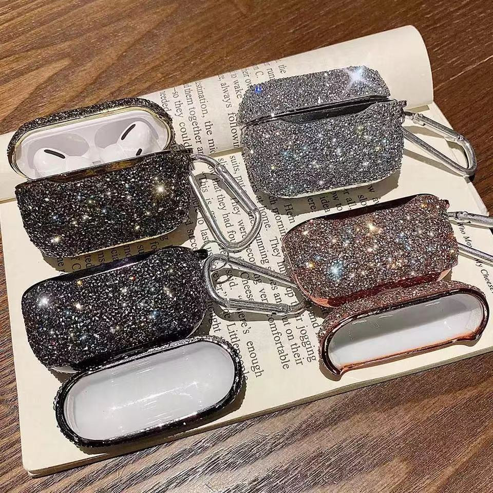 3D Bling Diamonds TPU Wireless Earphone airpod case For airpods case Cute Protective Cover for air pods airpod pro case Capa airpods 2
3D Bling Diamonds TPU Wireless Earphone airpod case For airpods case Cute Protective Cover for air pods airpod pro case Capa airpods 2