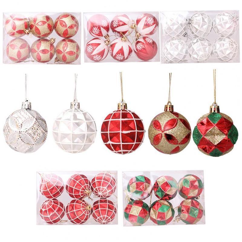 Party Decoration 6Pcs Lovely Balls Pendants DIY Christmas Tree Burr Free Practical Xmas Ornaments
Party Decoration 6Pcs Lovely Balls Pendants DIY Christmas Tree Burr Free Practical Xmas Ornaments