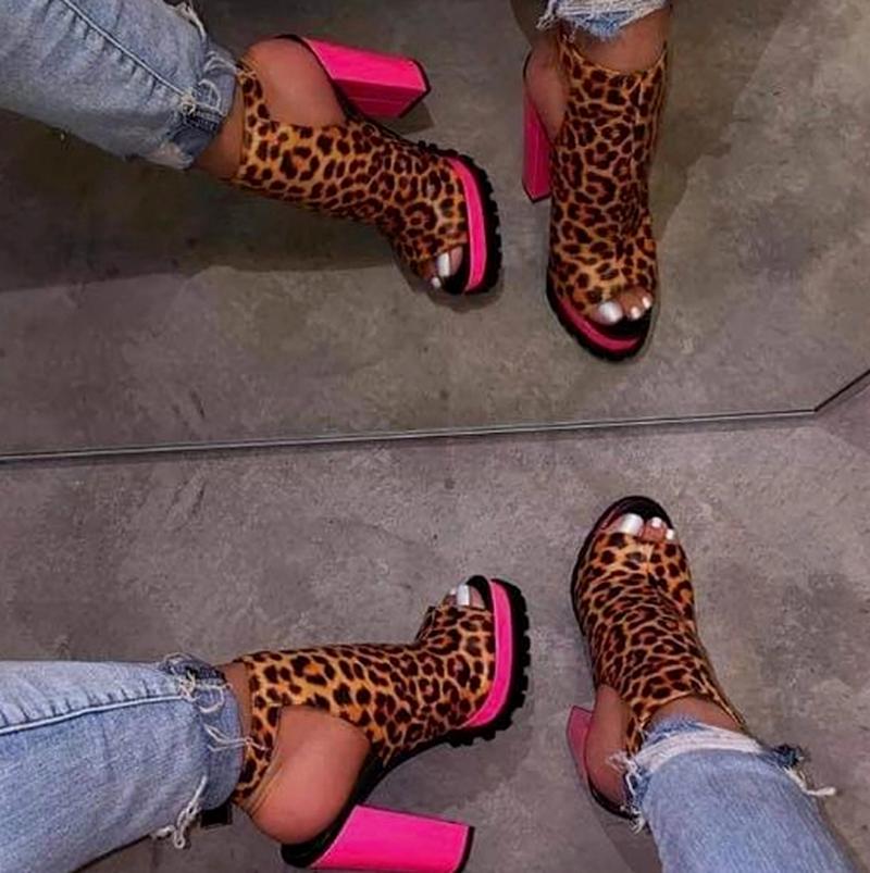 Sandals Peep Leather Waterproof Women Casual Female Mujer Sapato Feminino High Heels Brogues Chunky Shoes Woman Ladies Shoe SF0877, Green
Sandals Peep Leather Waterproof Women Casual Female Mujer Sapato Feminino High Heels Brogues Chunky Shoes Woman Ladies Shoe SF0877, Green