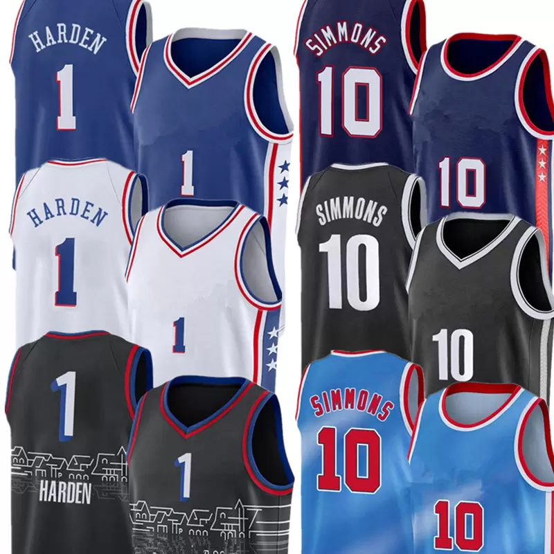 2022 Jame 1 Harden Jersey Ben 10 Simmons Basketball Jerseys S-XXL Blue White Red Black Embroidery Jame Logo s
2022 Jame 1 Harden Jersey Ben 10 Simmons Basketball Jerseys S-XXL Blue White Red Black Embroidery Jame Logo s