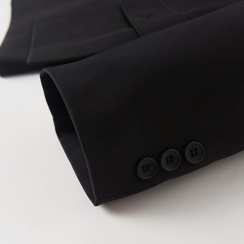 Men's Suits & Blazers Men Zhongshan Mao Suit Chinese Style Tunic Blazer Male Spring Autumn Black Classical Sun Yat Sen Outfits Elegant Cloth