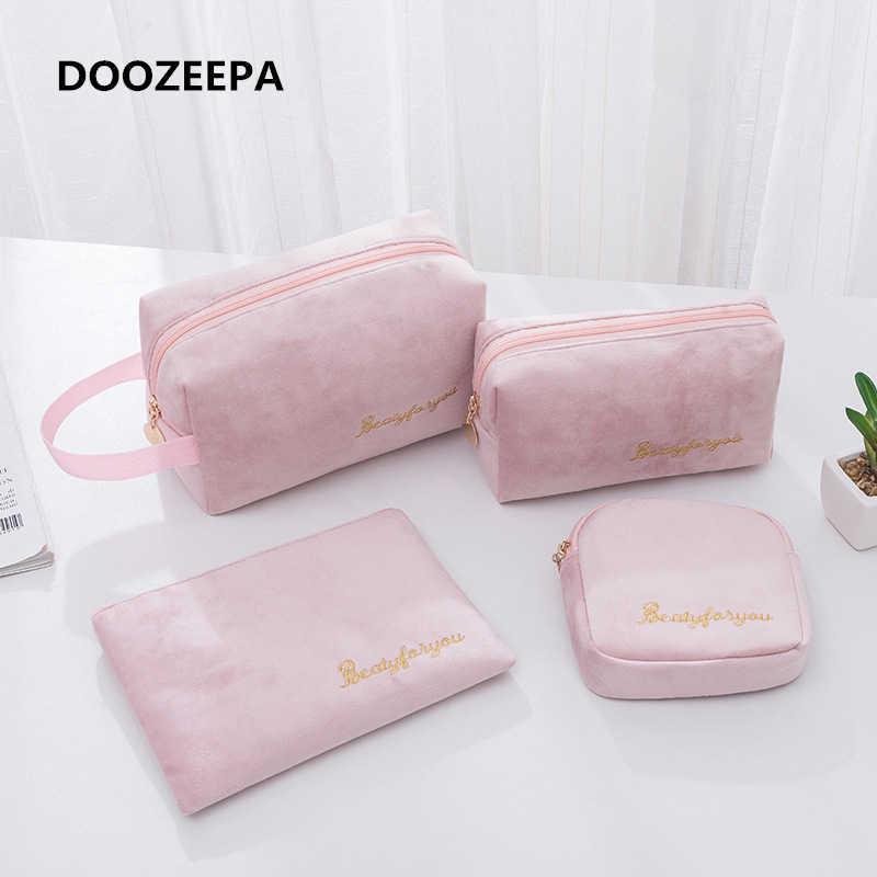 School Bags DOOZEEPA Women Cosmetic Bag Soft Velvet Make Up Storage Pads Toiletry Package Travel Makeup Organizer Pouch Beauty Case
School Bags DOOZEEPA Women Cosmetic Bag Soft Velvet Make Up Storage Pads Toiletry Package Travel Makeup Organizer Pouch Beauty Case