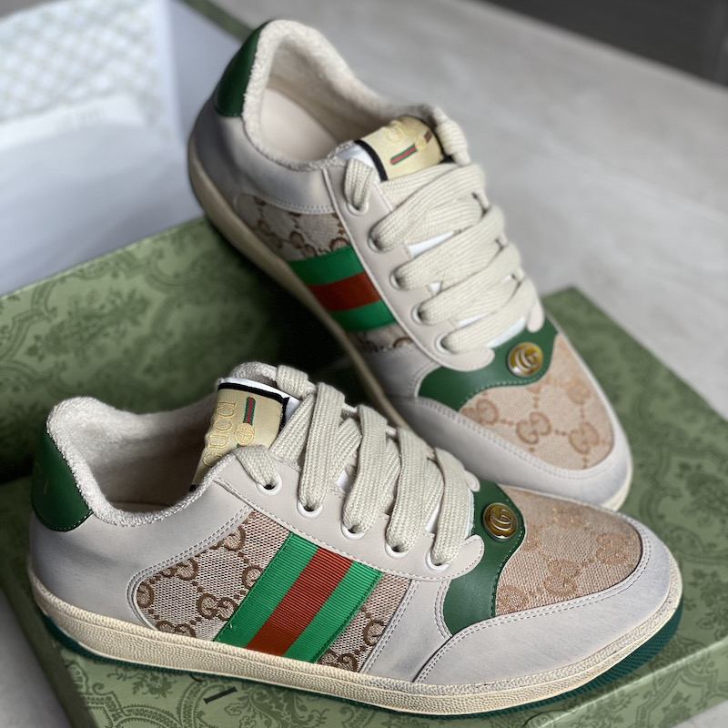 Men Women Screener Sneakers Italy Dirty Leather Shoe Green Red Stripe Luxury Designers Canvas Ace Casual Shoes Classic Butter Distressed Sneaker with box 320, Color 15
Men Women Screener Sneakers Italy Dirty Leather Shoe Green Red Stripe Luxury Designers Canvas Ace Casual Shoes Classic Butter Distressed Sneaker with box 320, Color 15