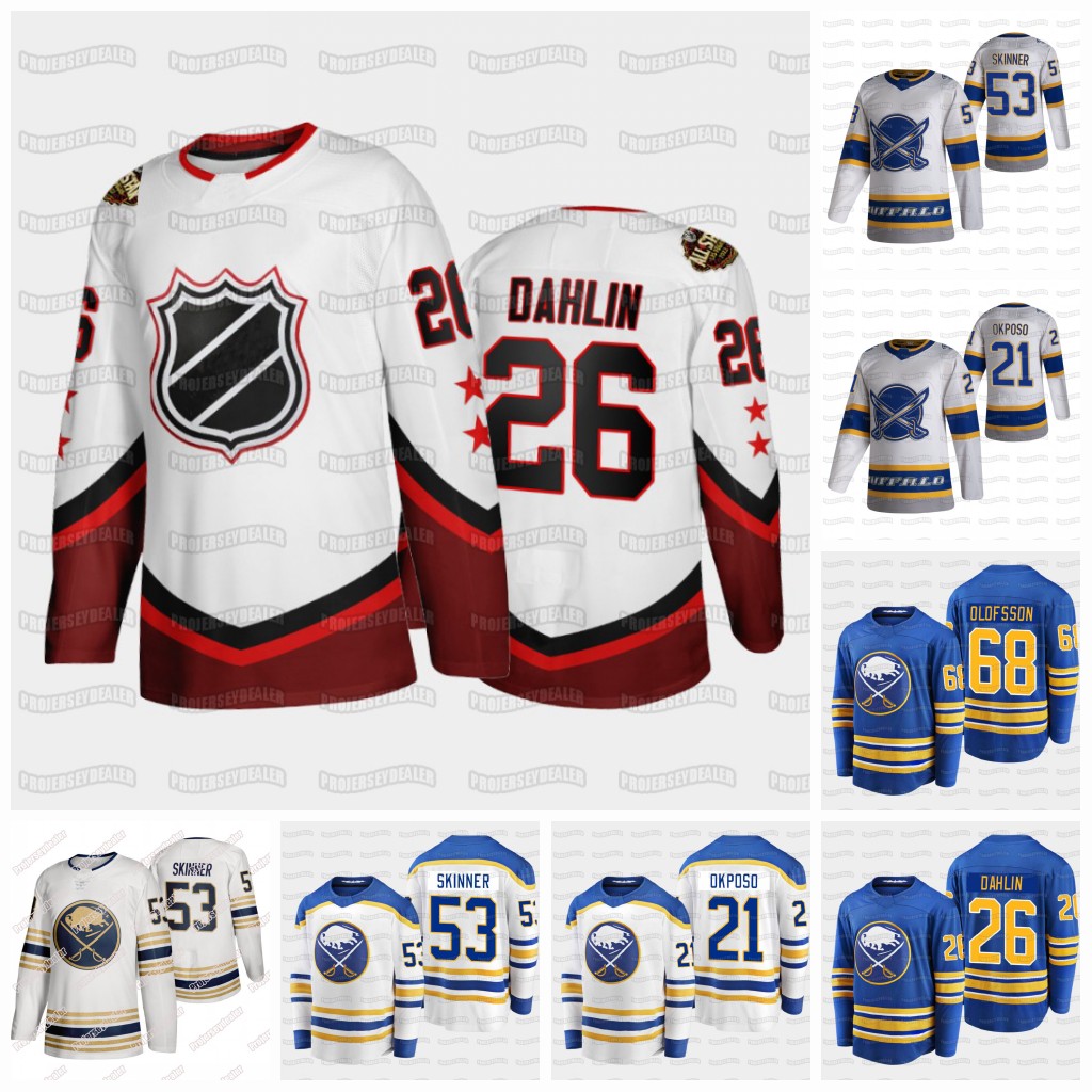 Buffalo Sabres 2022 All Star Jersey Alex Tuch Jeff Skinner Victor Olofsson Cody Eakin Kyle Rasmus Dahlin Okposo Rasmus Asplund Craig Anderson, Black;red
Buffalo Sabres 2022 All Star Jersey Alex Tuch Jeff Skinner Victor Olofsson Cody Eakin Kyle Rasmus Dahlin Okposo Rasmus Asplund Craig Anderson, Black;red