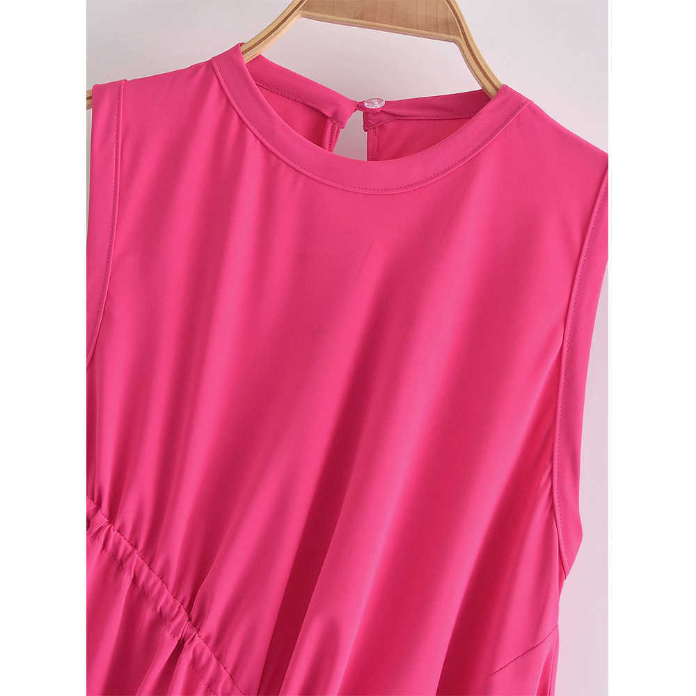 Summer Dress Women Elegant Casual Fashion Chic Lady Draped Dresses Midi Dress Women Sundress robe femme 210709