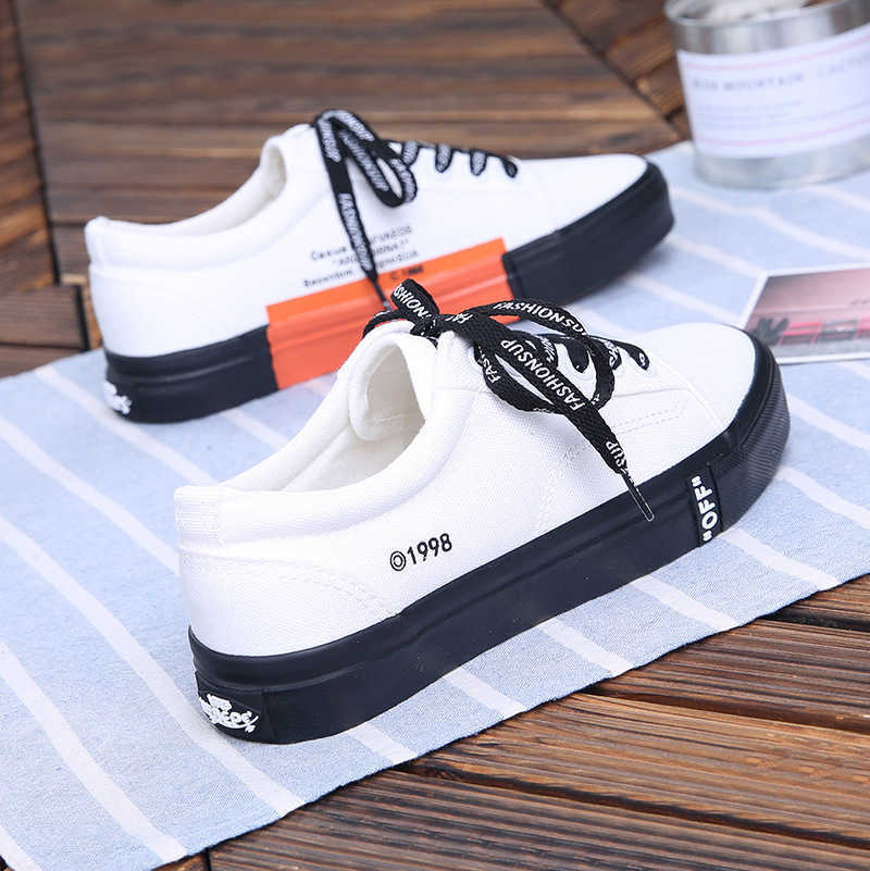 Ladies Flats Casual Breathable Walking Travel Tennis New Canvas Shoes Women Vulcanize Shoes Student Solid Color Sneakers Y0907