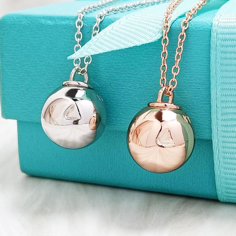 Pendant Necklaces 1:1 Classic Real925 LOGO Simple Round Ball TIF Necklace Ladies High Luxury Jewelry Fashion Brand Birthday Gift
Pendant Necklaces 1:1 Classic Real925 LOGO Simple Round Ball TIF Necklace Ladies High Luxury Jewelry Fashion Brand Birthday Gift