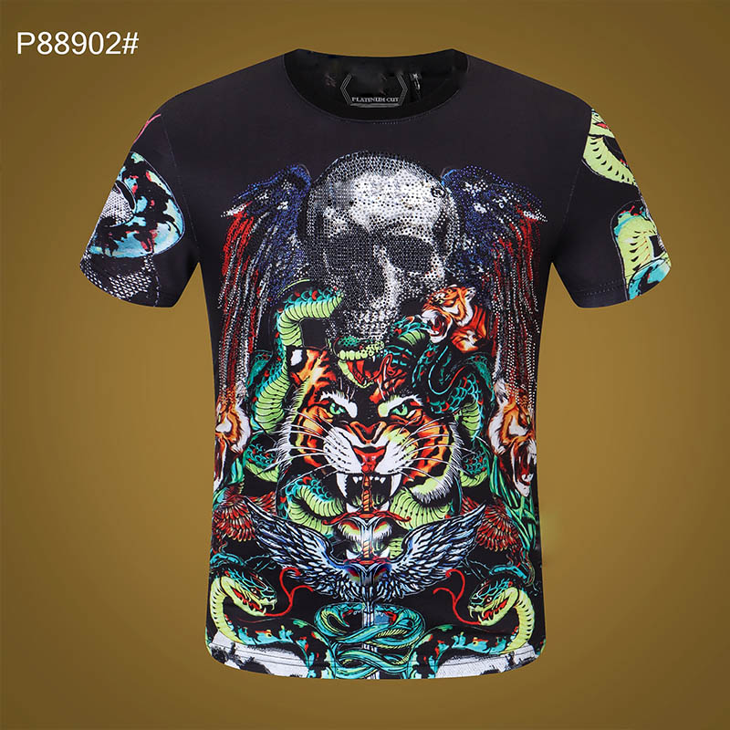 100% cotton crystal Skull designer T-shirt mens Summer tiger Tees Basic Solid print letter Skateboard Casual Punk Tee Black white women Shirts clothing short sleeve, 24
100% cotton crystal Skull designer T-shirt mens Summer tiger Tees Basic Solid print letter Skateboard Casual Punk Tee Black white women Shirts clothing short sleeve, 24