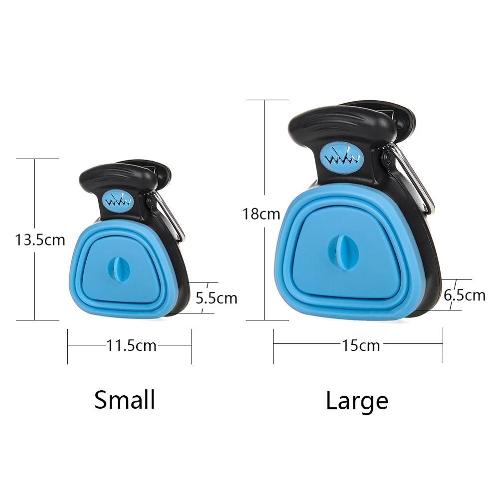 Foldable pet travel poop cat and dog poop bag dispenser dog supplies garbage collector cleaning outdoor pet supplies