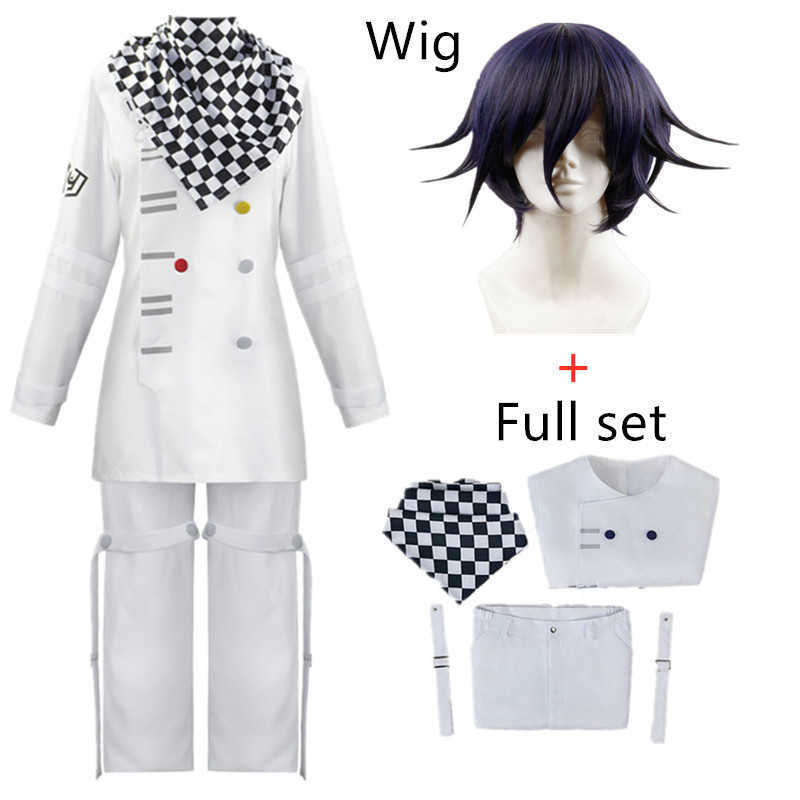 Anime Danganronpa V3 Kokichi Oma Cosplay Costume President Cloak Set Y0913