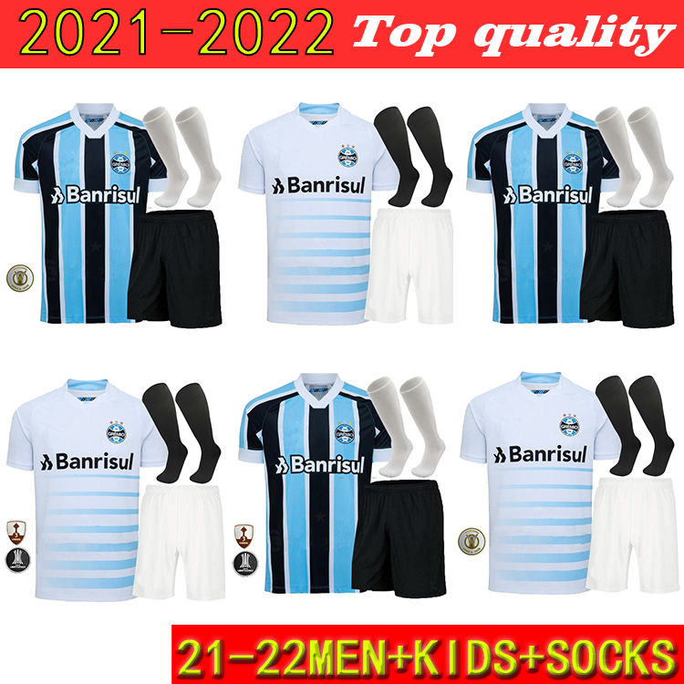 2021 2022 Gremio Soccer Jersey 8 MAICON 2 MOURA 3 GEROMEL 4 KANNEMANN 25 PEPE 21 PYERRE 1 VICTOR Brazilian Football Shirt Kits +Socks, Glma0022
2021 2022 Gremio Soccer Jersey 8 MAICON 2 MOURA 3 GEROMEL 4 KANNEMANN 25 PEPE 21 PYERRE 1 VICTOR Brazilian Football Shirt Kits +Socks, Glma0022