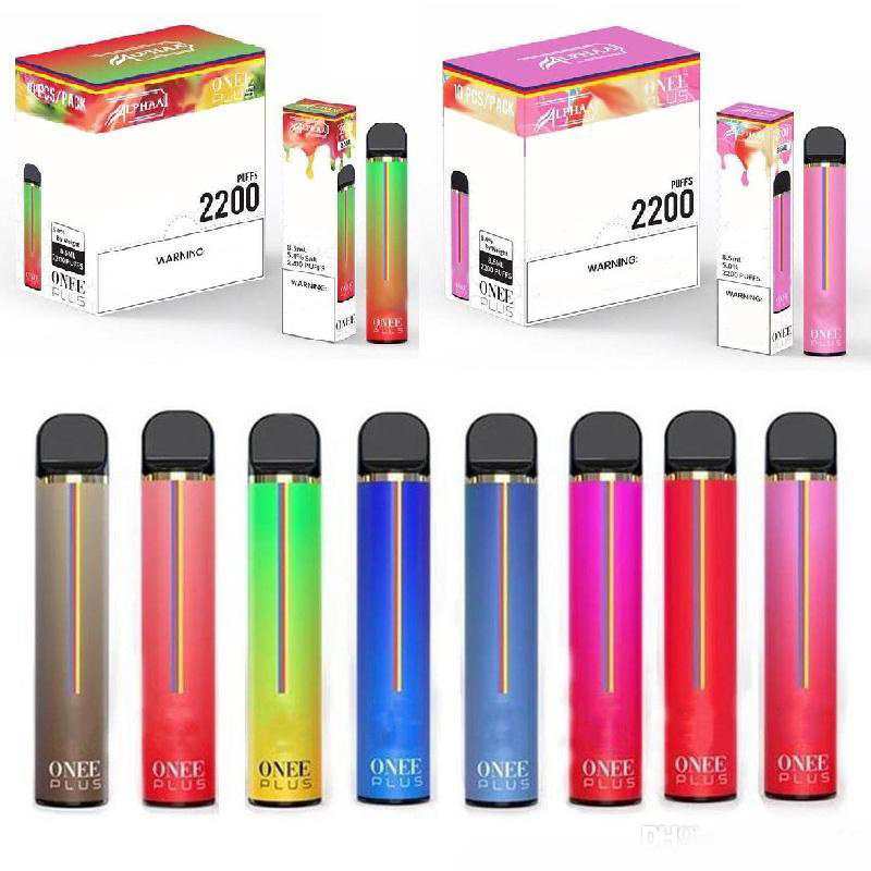 Alphaa Onee plus disposable Pod Device cigarette 2200 Puffs Vape 1100mah Battery 8.5ML Portable System Onee Stick 1900 Puffs
Alphaa Onee plus disposable Pod Device cigarette 2200 Puffs Vape 1100mah Battery 8.5ML Portable System Onee Stick 1900 Puffs
