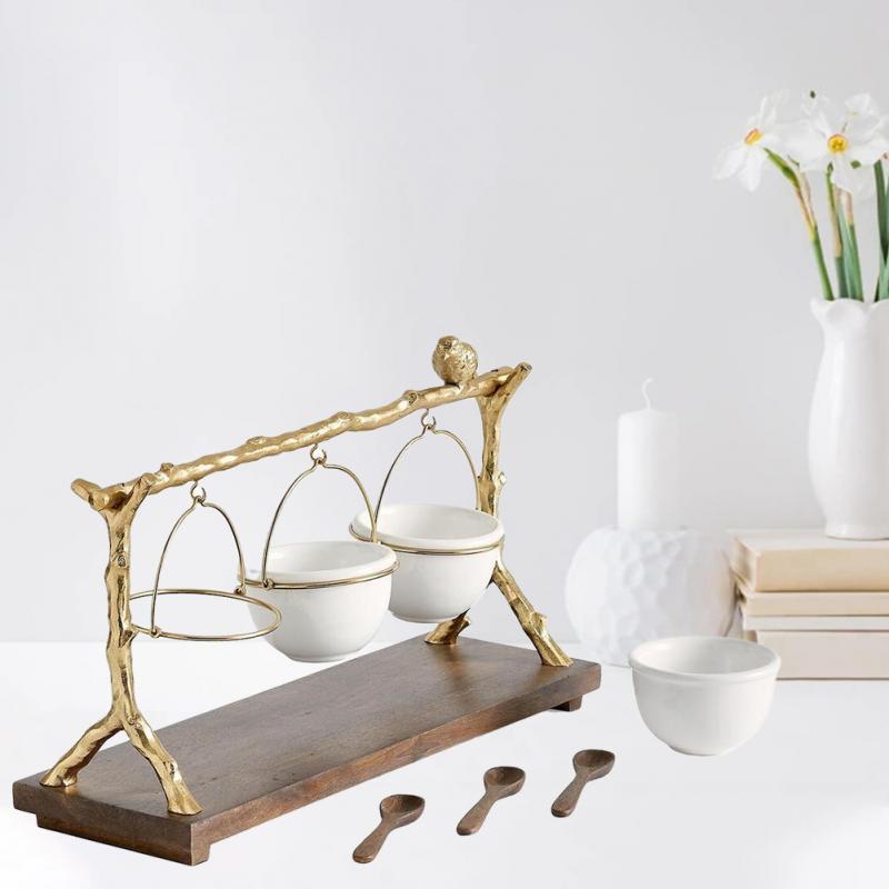 Dishes & Plates Living Room Home Gold Oak Branch Snack Bowl Stand Fruit Plate Dish Creative Modern Dried Basket Candy, 1 set
Dishes & Plates Living Room Home Gold Oak Branch Snack Bowl Stand Fruit Plate Dish Creative Modern Dried Basket Candy, 1 set