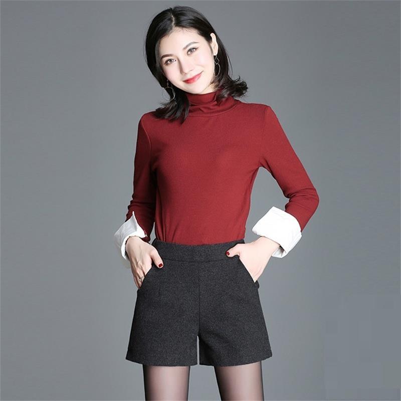 Autumn And Winter Women's Wear Elastic Waist Shorts Casual Loose Thin Wild Versatile