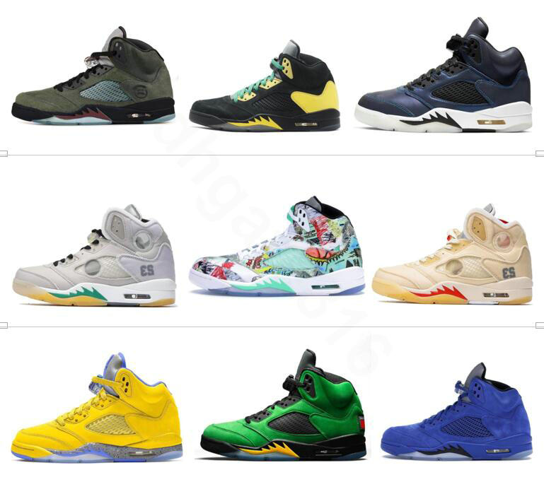 Top Quality Boots 2021 Jumpman 5 What the off Sail Retro Women Mens basketball shoes V Alternate Grape 5s Fire Red Oregon Ducks sneakers 7-13 A21, 16
Top Quality Boots 2021 Jumpman 5 What the off Sail Retro Women Mens basketball shoes V Alternate Grape 5s Fire Red Oregon Ducks sneakers 7-13 A21, 16