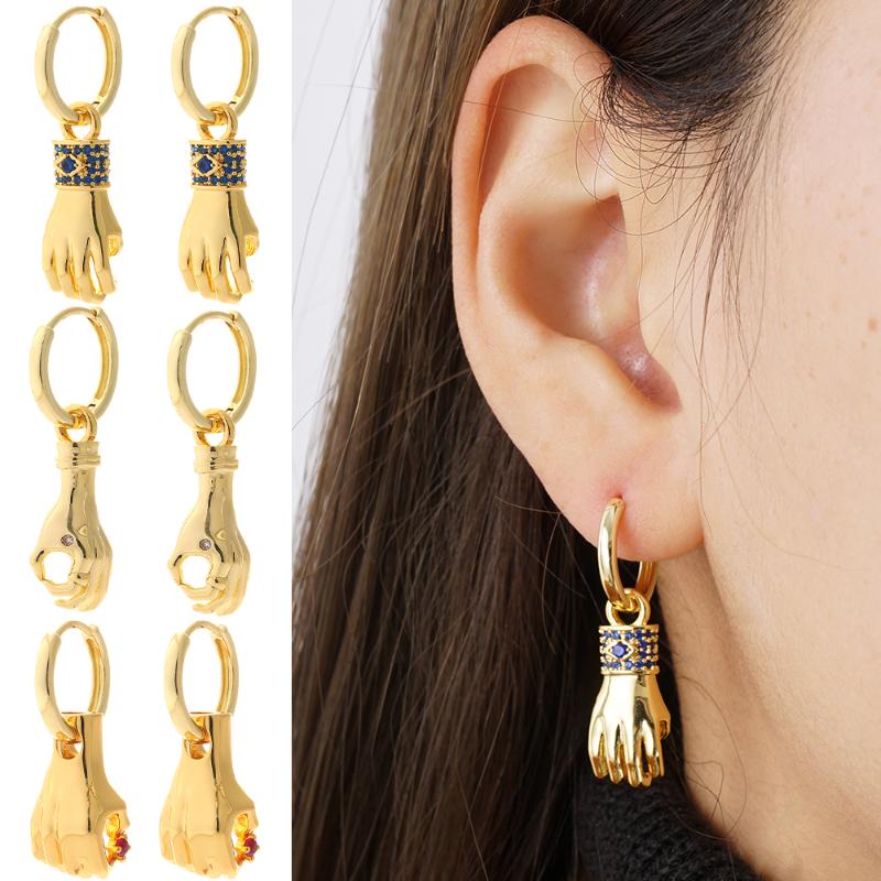 Hoop & Huggie Gesture Earrings Cubic Zircon Geometric Circle Dangle Female Gold Copper Ear Rings CZ Party Korean Fashion
Hoop & Huggie Gesture Earrings Cubic Zircon Geometric Circle Dangle Female Gold Copper Ear Rings CZ Party Korean Fashion