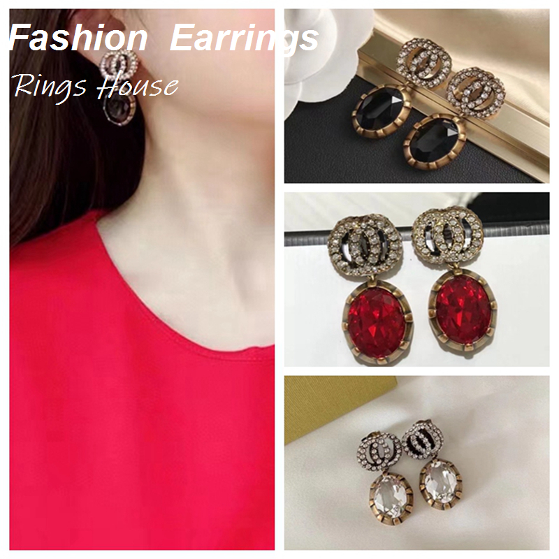 Fashion retro designer statement earrings snap charm crystal earring jewelry Gifts for Women Girls lovers 201, Golden
Fashion retro designer statement earrings snap charm crystal earring jewelry Gifts for Women Girls lovers 201, Golden