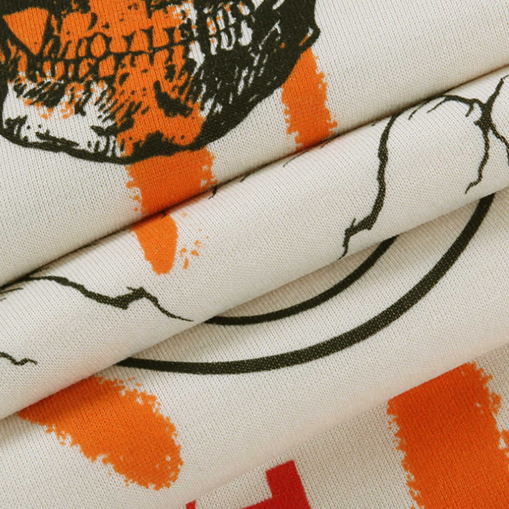 Women Sweat Harajuku Butterfly Skull Printed Trousers Jogger Drawstring Cargo Pant Loose Streetwear Casual Sweatpant Autumn 211006 Z260314