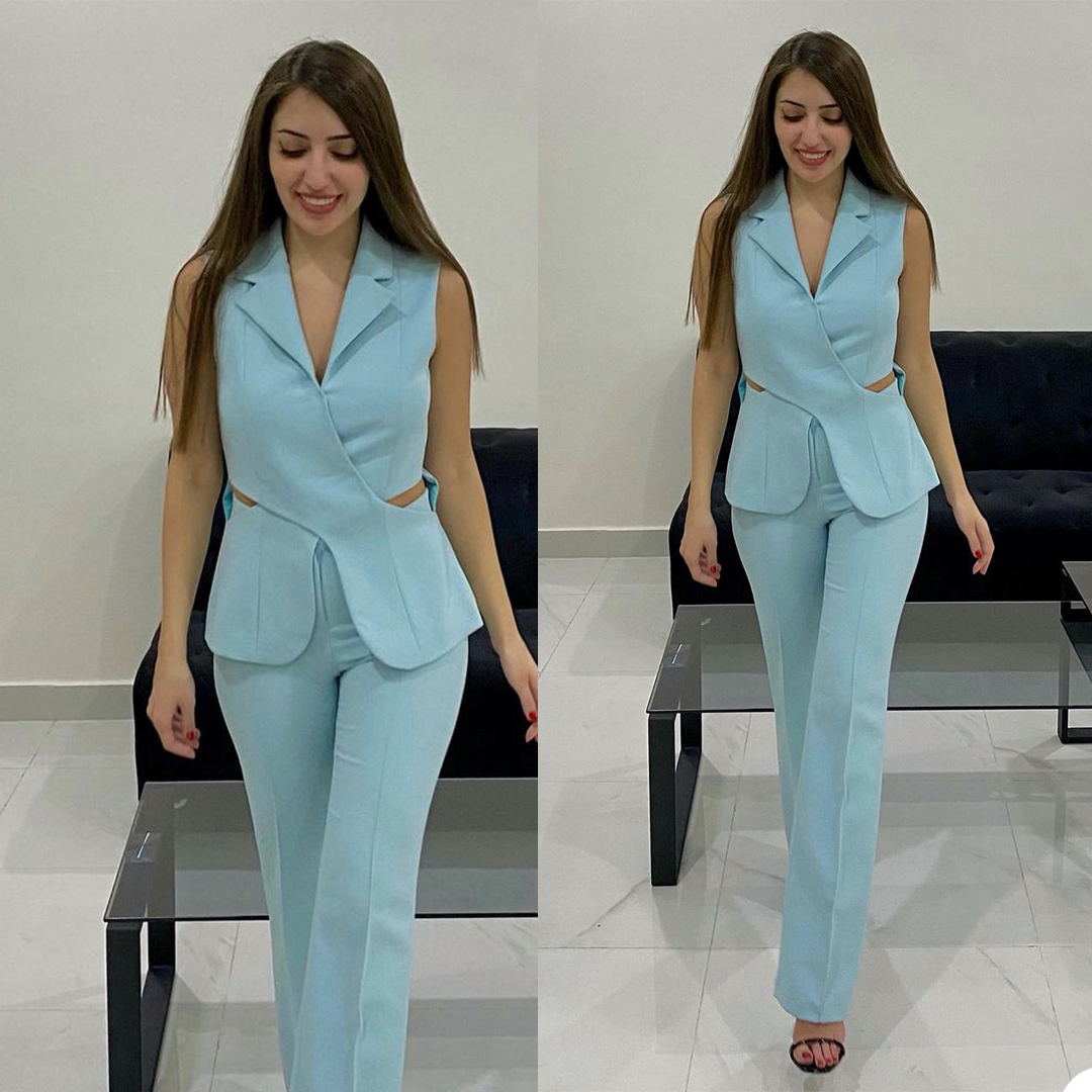 Sexy Ladies Blazer Suits Short Sleeve Women Business Pants Suit Leisure Club Party Wedding Outfit (Jacket+Pants)
Sexy Ladies Blazer Suits Short Sleeve Women Business Pants Suit Leisure Club Party Wedding Outfit (Jacket+Pants)
