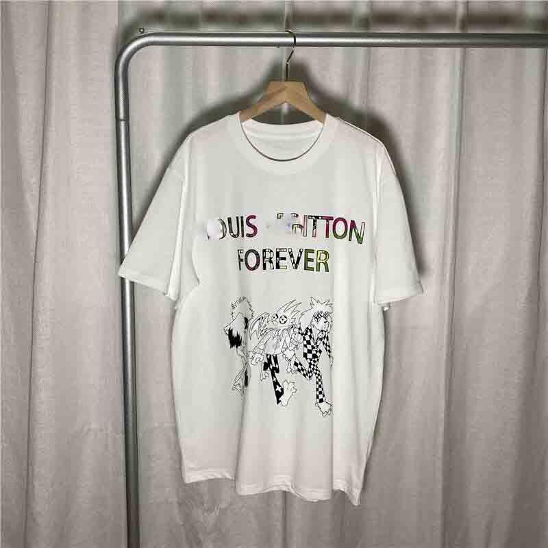 2021 Free transport of high-quality cotton t shirts Summer European American short-sleeved T-shirt fashion and casual printed