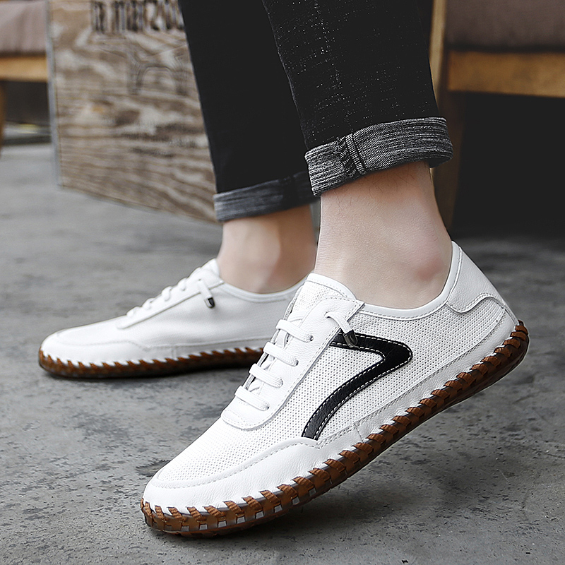 Summer Men Casual Shoes Mesh Fashion Breathable Sneakers Leather Men Luxury Moccasins Mens Designer Walking Shoes Zapatos Hombre, Black
Summer Men Casual Shoes Mesh Fashion Breathable Sneakers Leather Men Luxury Moccasins Mens Designer Walking Shoes Zapatos Hombre, Black