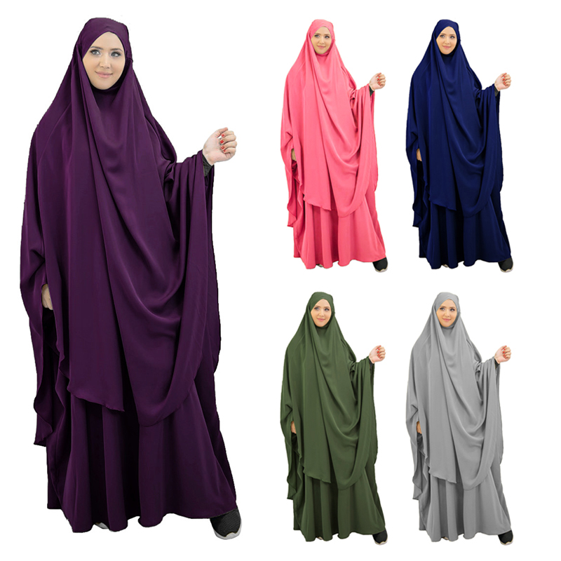 Muslim Women Hijab Dress Prayer Garment Set Long Khimar Jilbab Abaya Full Cover Ramadan Gown Islamic Niqab Musulman Ensembles
Muslim Women Hijab Dress Prayer Garment Set Long Khimar Jilbab Abaya Full Cover Ramadan Gown Islamic Niqab Musulman Ensembles