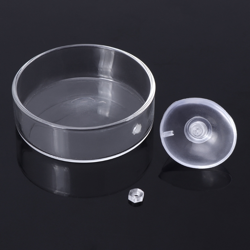 New arrival Aquarium Feeder Aquarium Garnalen Glass Voerbak Clear dish Load 40JA