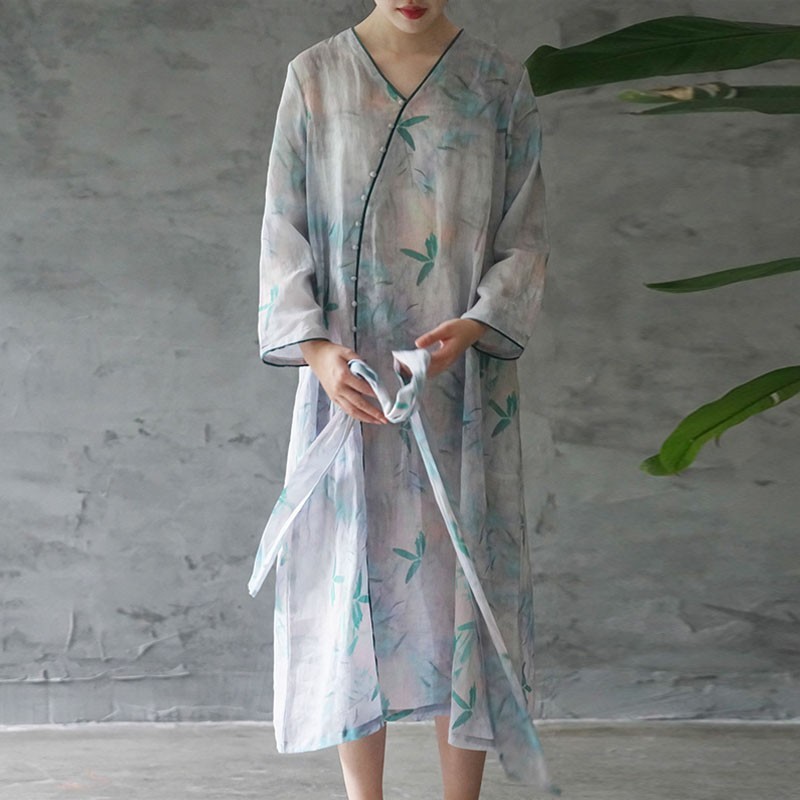 Johnature Retro Print Button V-neck Cotton Linen Patchwork Fashion Dress Autumn Loose Comfortable Women Pullover Dress 210521, Multi
Johnature Retro Print Button V-neck Cotton Linen Patchwork Fashion Dress Autumn Loose Comfortable Women Pullover Dress 210521, Multi