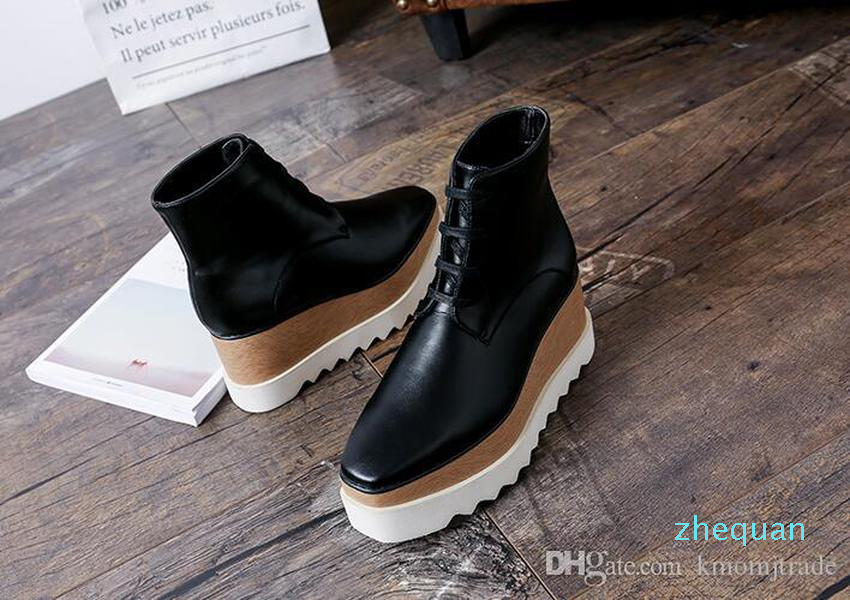 Women Fashion Stella Elyse Boots Square Toe Lace-up Stars Platform Wedge Chunky Saw-edge Sole Mccartney Shoes Footwear 9281, 1 as pic
Women Fashion Stella Elyse Boots Square Toe Lace-up Stars Platform Wedge Chunky Saw-edge Sole Mccartney Shoes Footwear 9281, 1 as pic
