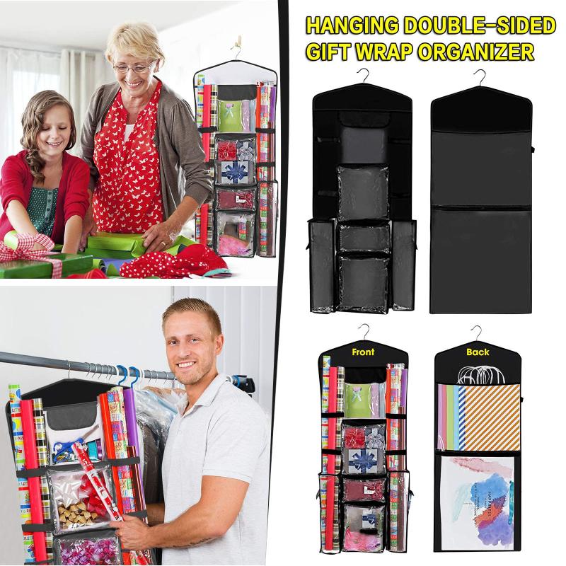 Storage Boxes & Bins 35#Hanging Double Sided Wrapping Paper Organizer With Multiple Pockets Bags Pouch Bedroom Sundries Bag Simple Organize
Storage Boxes & Bins 35#Hanging Double Sided Wrapping Paper Organizer With Multiple Pockets Bags Pouch Bedroom Sundries Bag Simple Organize