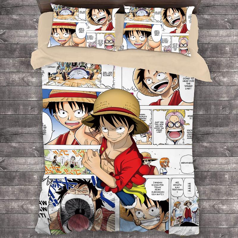 Anime One Piece 3D Bedding Set Duvet Covers Pillowcases Comforter Bedclothes Bed Linen Sets
Anime One Piece 3D Bedding Set Duvet Covers Pillowcases Comforter Bedclothes Bed Linen Sets