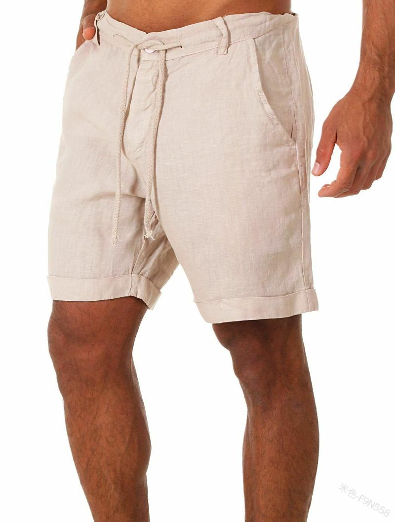 Men's Shorts Men Cotton en Casual Loose Drawstring Beach Short Pant For Male Summer Fashion Streetwear AAA Discount for in-store purchases