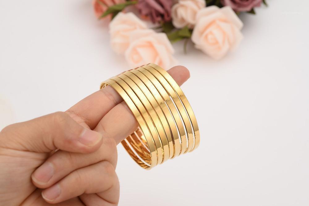 Arrival Dubai Gold Bangles Women Men 24 K Solid Filled Bracelets Smooth African/European/Ethiopia Jewelry Bunch Bangle
Arrival Dubai Gold Bangles Women Men 24 K Solid Filled Bracelets Smooth African/European/Ethiopia Jewelry Bunch Bangle