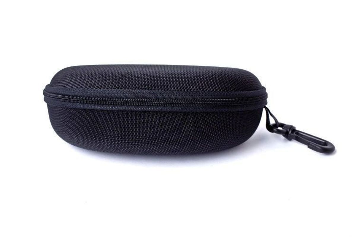 Large Glasses Storage Case with Zipper Black Sunglasses for Men Women 211160