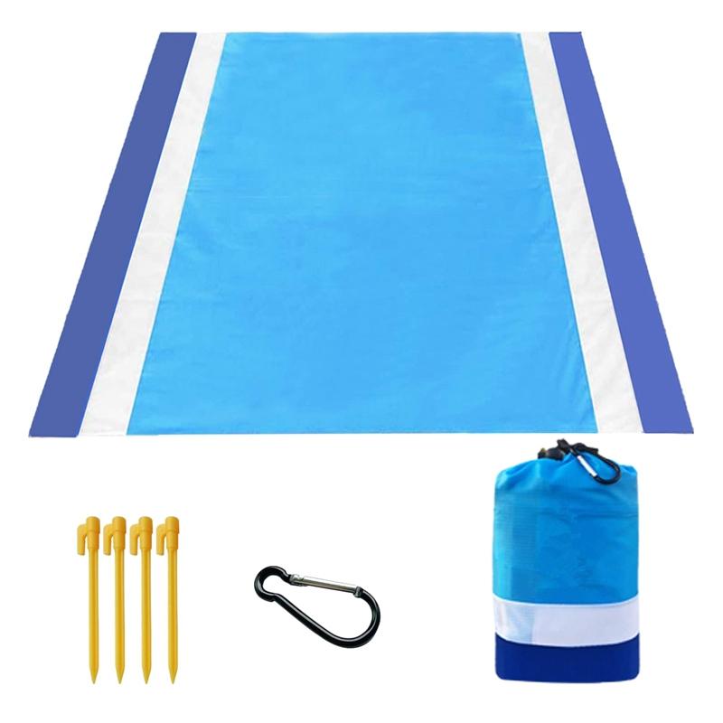Outdoor Pads Sand Free Beach Blanket Extra Large Waterproof Mat-Lightweight Quick Drying Heat Resistant Picnic Mat
Outdoor Pads Sand Free Beach Blanket Extra Large Waterproof Mat-Lightweight Quick Drying Heat Resistant Picnic Mat