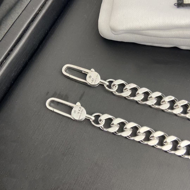 New jewelry Designer jewelry double elf skull S925 Sterling Silver Bracelet for men and women, Black
New jewelry Designer jewelry double elf skull S925 Sterling Silver Bracelet for men and women, Black