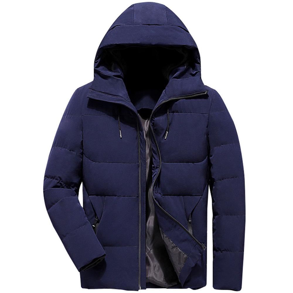 Winter Mens Jackets Casual Hooded Thick Padded Mens Jacket Coats Warm Zipper Slim Tops Outwear Plus Size 4xl JK18045 210518