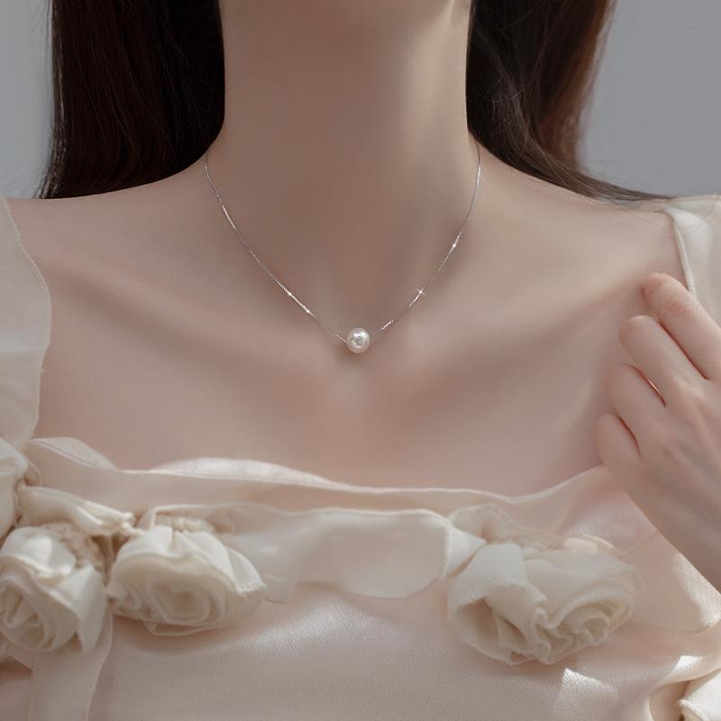 Pendant Necklaces Style Simple Pearl Fashion Elegant Girl Silver Color Necklace Charm Lady Wedding Engagement Jewelry Gifts
Pendant Necklaces Style Simple Pearl Fashion Elegant Girl Silver Color Necklace Charm Lady Wedding Engagement Jewelry Gifts