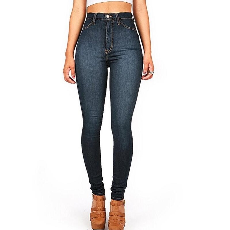 Autumn Winter High Elastic Plus Size Waisted Skinny Jeans Woman Denim Pencil Pants Women Stretch Womens 210603, Black
Autumn Winter High Elastic Plus Size Waisted Skinny Jeans Woman Denim Pencil Pants Women Stretch Womens 210603, Black